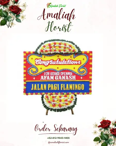Sewa Papan Bunga Terjan